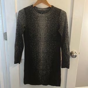 *3 FOR 30* Cynthia Rowley Cotton Black/ Gray Patterned Mini Dress